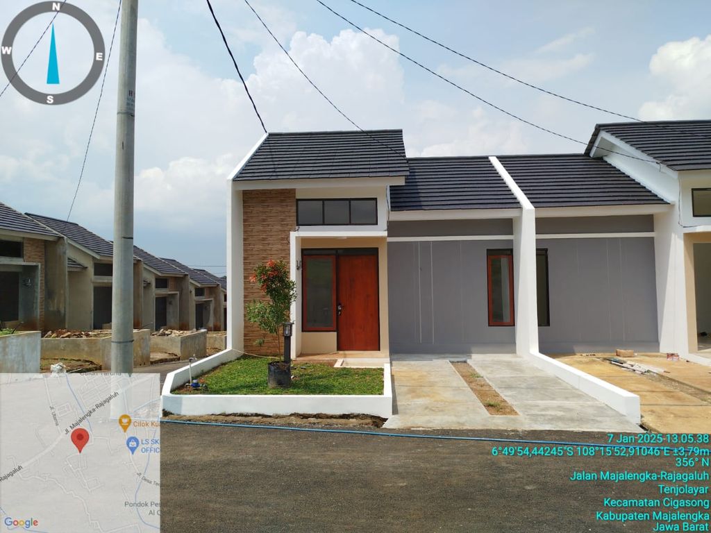 foto tampak rumah tipe Rumah T 30/66 perumahan Pandawa Land
