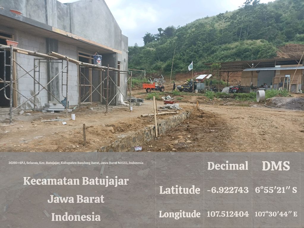 foto posisi tengah perumahan Saluyu Bumi Wangsa