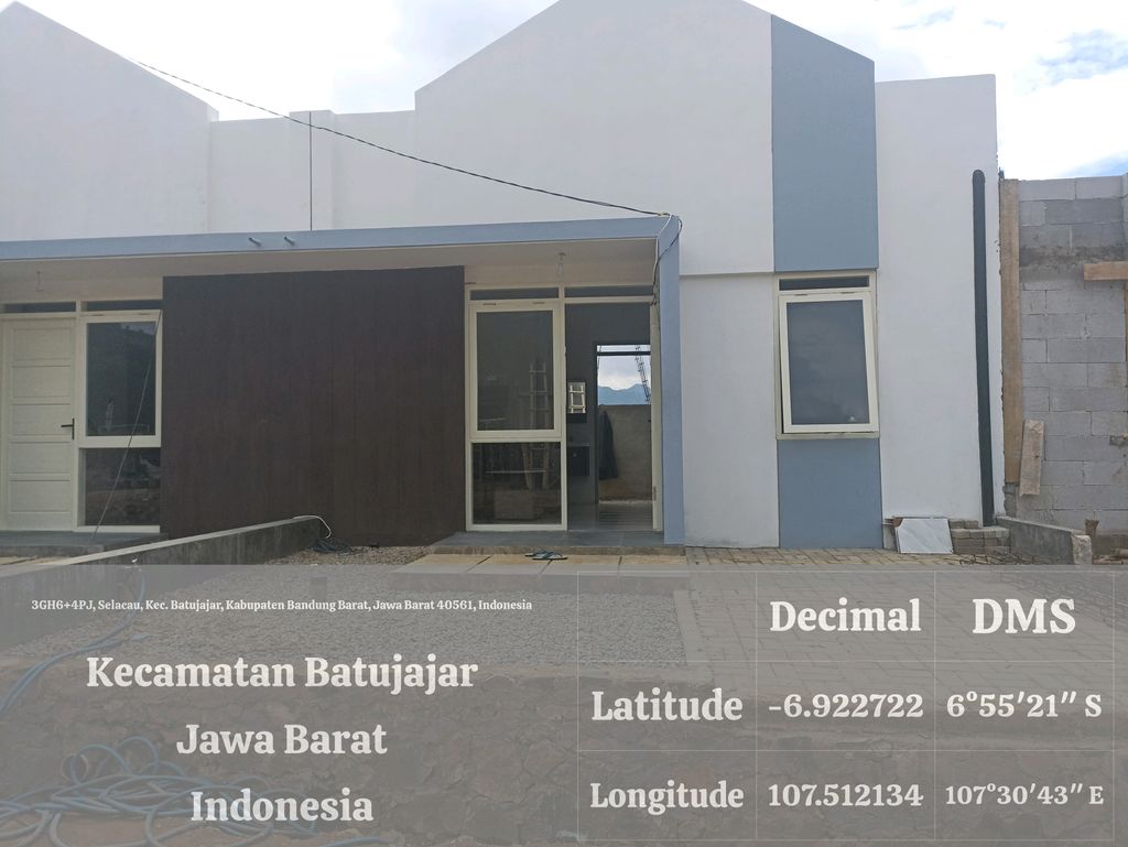 foto contoh rumah perumahan Saluyu Bumi Wangsa