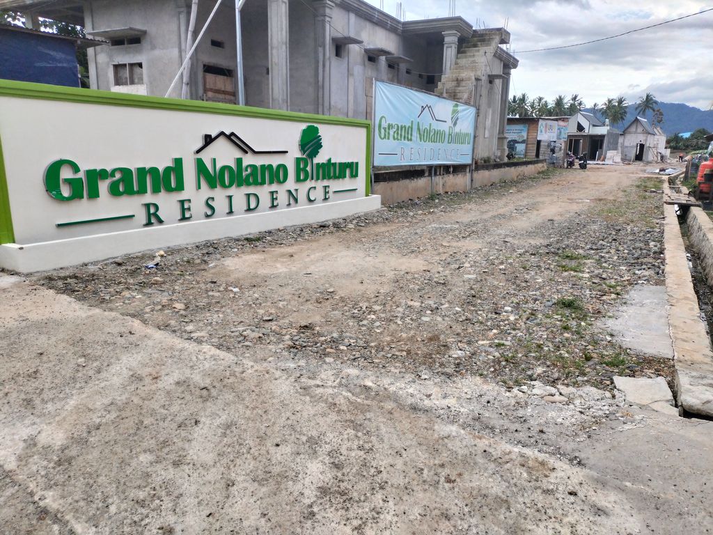 foto gerbang perumahan GRAND NOLANO BINTURU RESIDENCE
