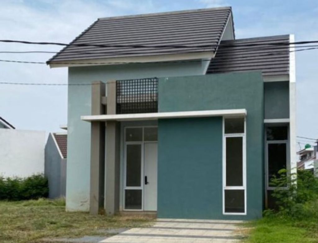 foto tampak rumah tipe WASHINGTON 996 perumahan MUTIARA GADING CITY - LONDON BLV