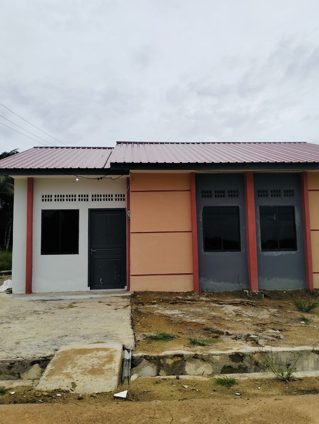 foto tampak rumah tipe 36 perumahan Agung Mentari Village 2