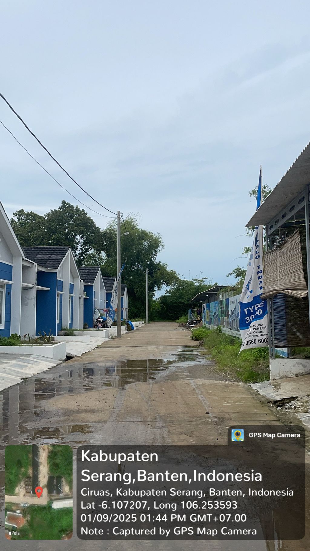 foto posisi tengah perumahan PONDOK PULO INDAH TAHAP II