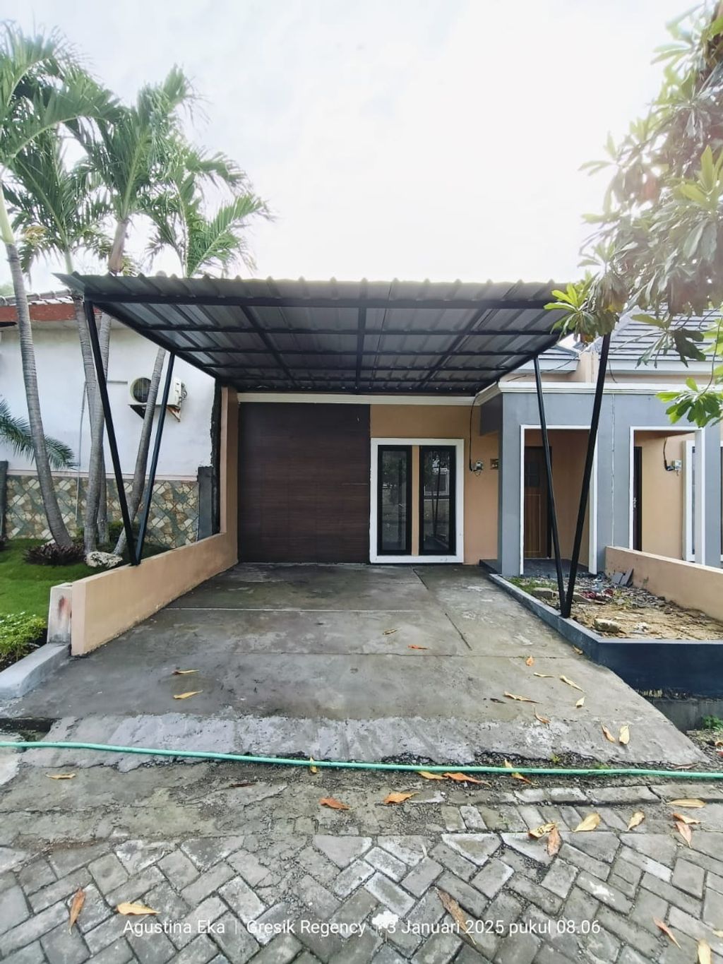 foto tampak rumah tipe 30/60 A+ perumahan PERUM. THE QUEEN RESIDENCE