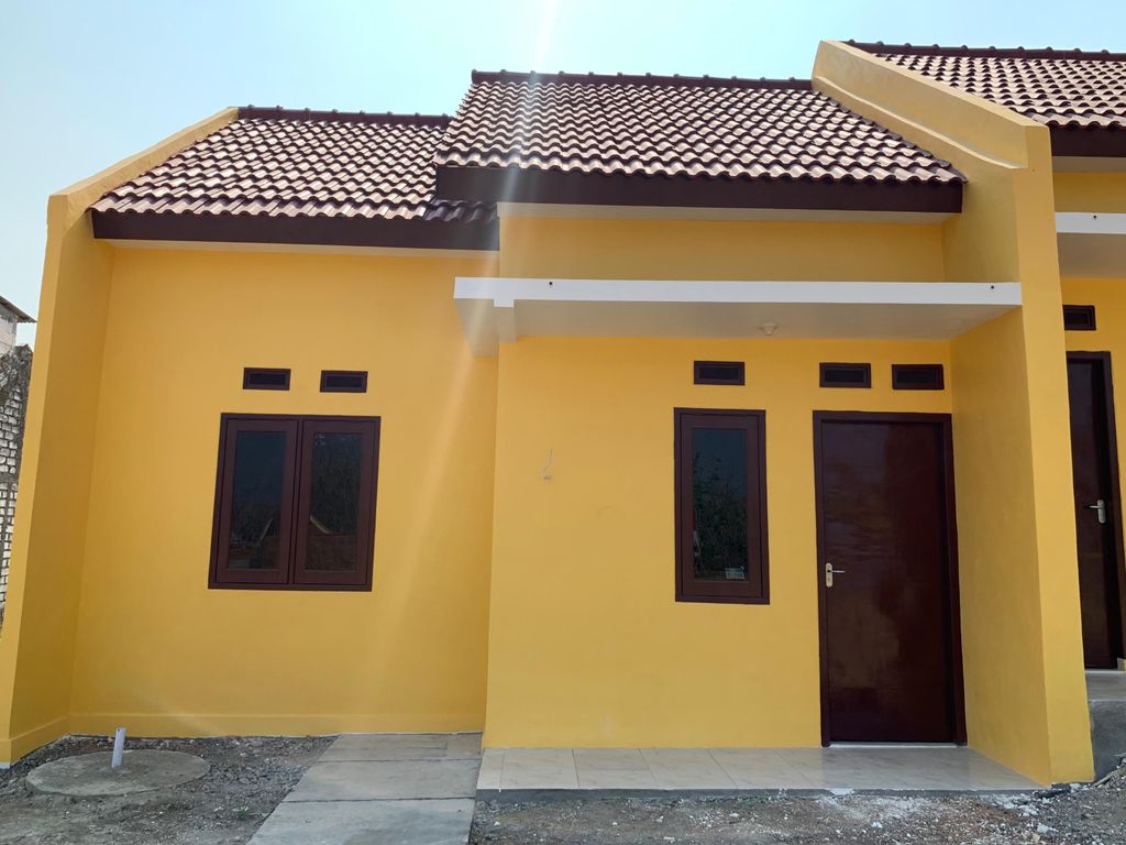foto tampak rumah tipe 30 (RUMAH SEDERHANA ) perumahan Bukit Puncak Wangi Islamic Residence