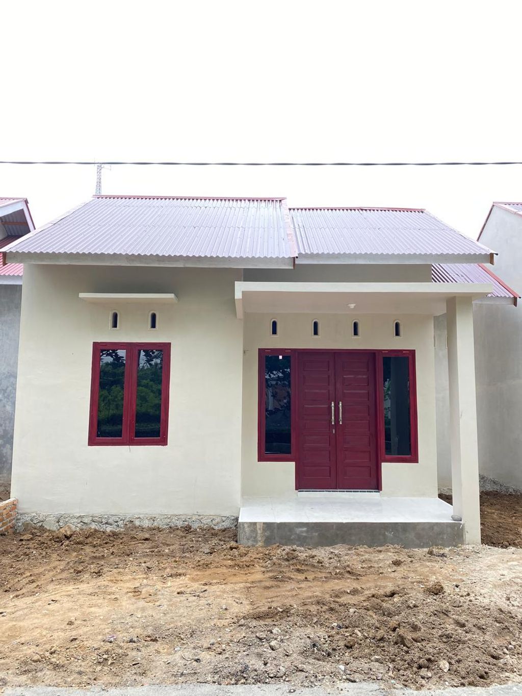 foto tampak rumah tipe Perumahan Subsidi Manggara Permai 4 perumahan Perumahan Subsidi Manggara Permai 4