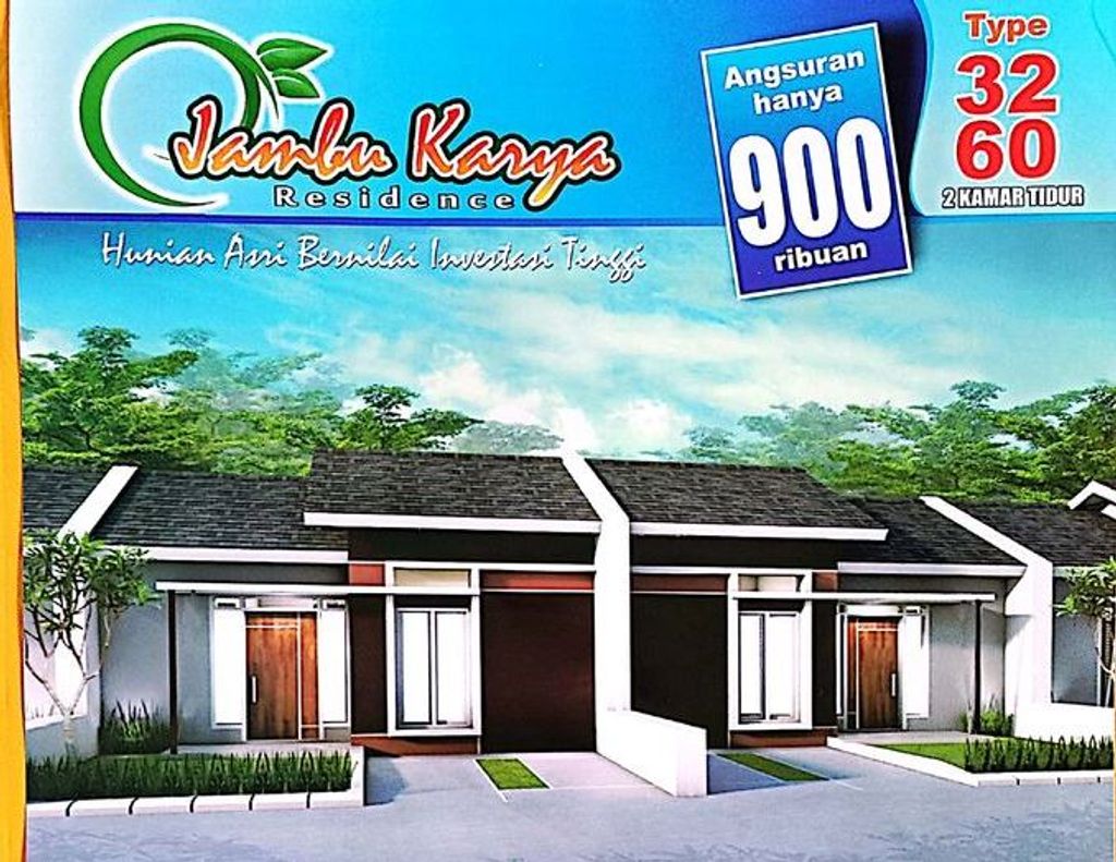 foto tampak rumah tipe 30/60 (185) perumahan JAMBU KARYA RESIDENCE TAHAP 2