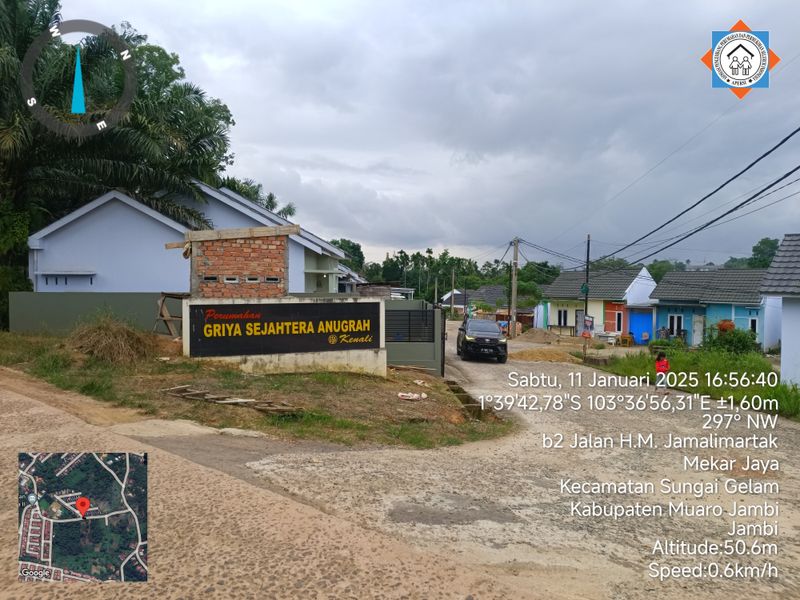 foto gerbang perumahan GRIYA SEJAHTERA ANUGRAH KENALI