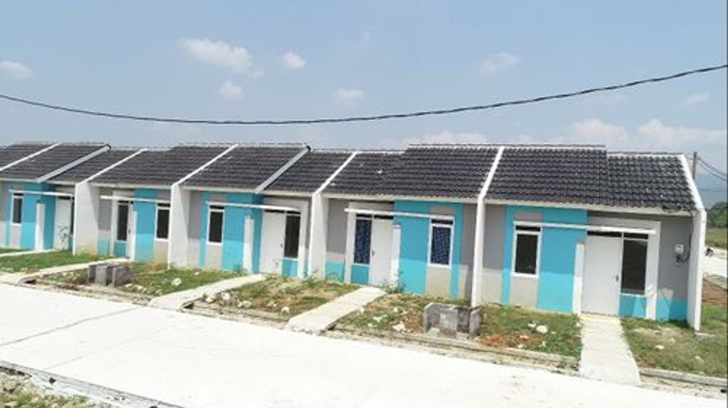 foto tampak rumah tipe 28 / 60 perumahan Primavera Residence