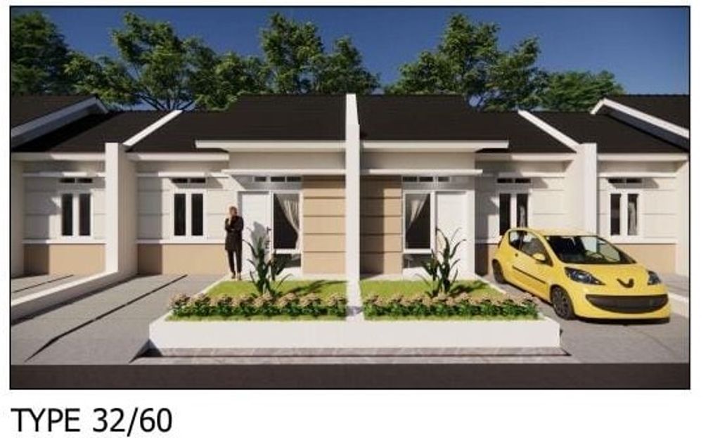 foto tampak rumah tipe 32/60 perumahan GRAND LANGGEN RESIDENCE