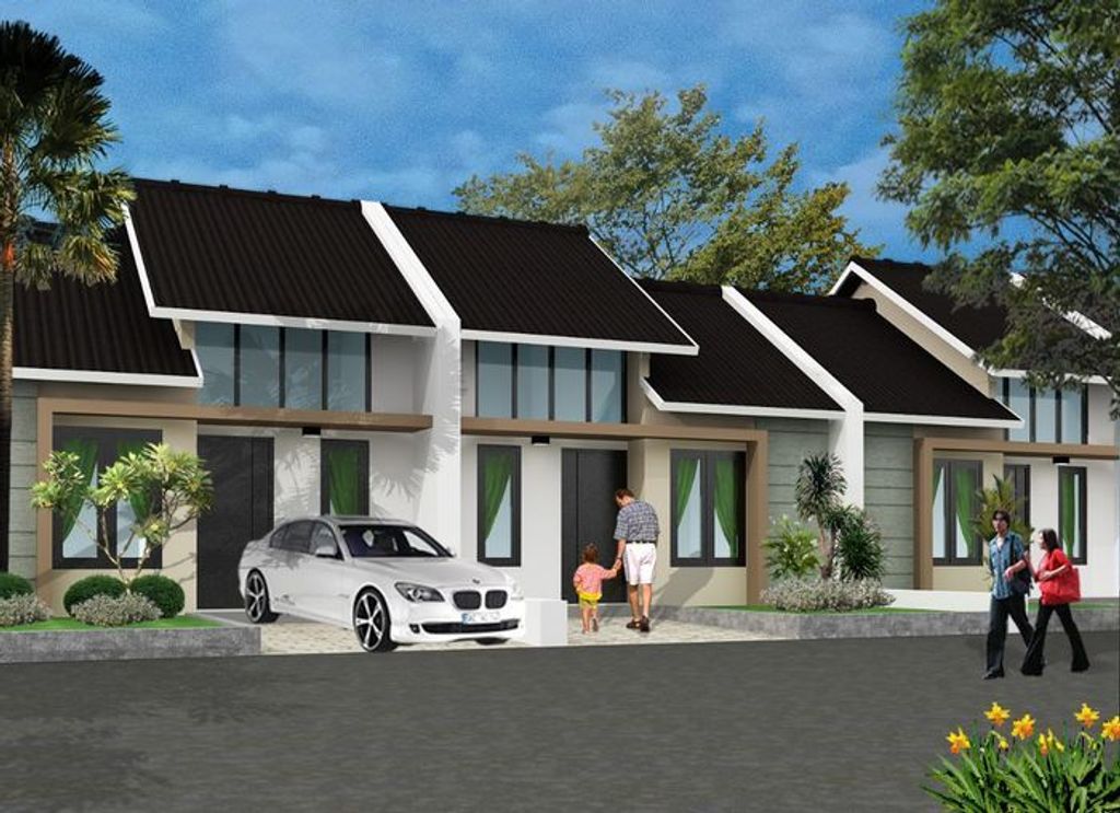 foto tampak rumah tipe 30/80 perumahan ARAFAH VILLAGE