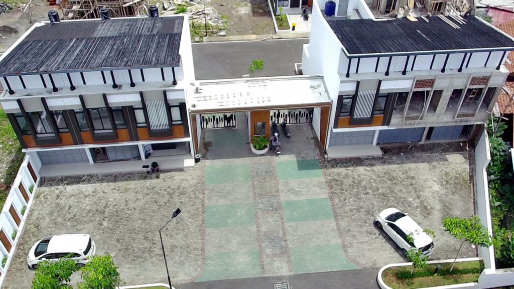 foto tampak rumah tipe RUKO perumahan GREEN SYFA RESIDENCE