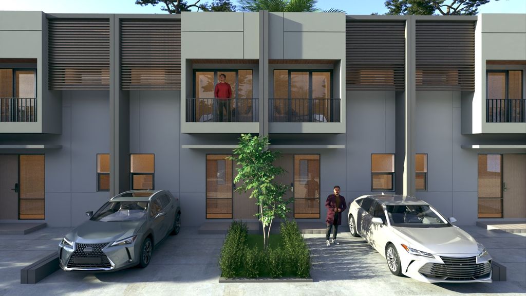 foto tampak rumah tipe BOUGENVILLE perumahan Martadinata Residence