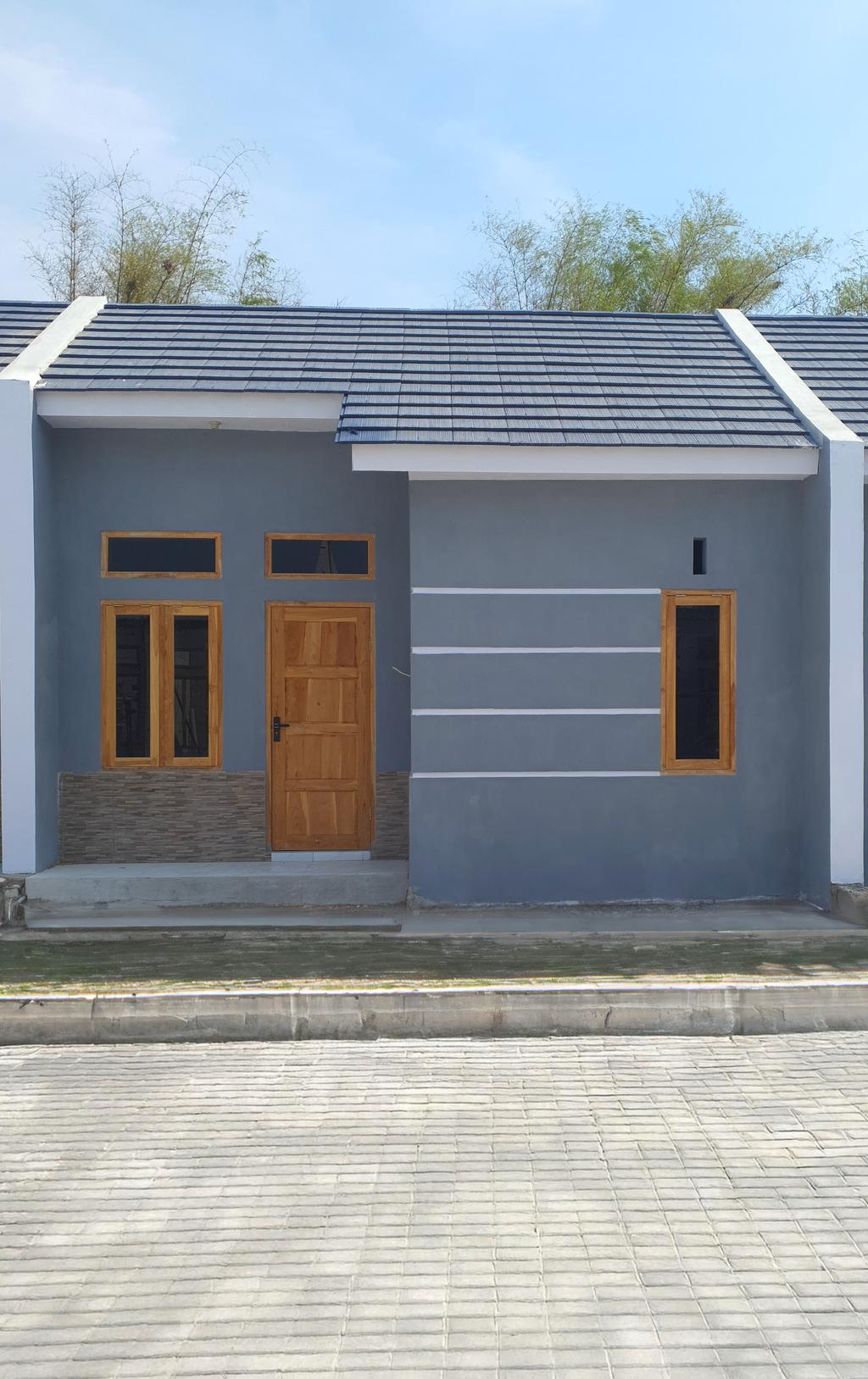 foto tampak rumah tipe 27 perumahan AR-ROYYAN PROPERTY TAHAP 3