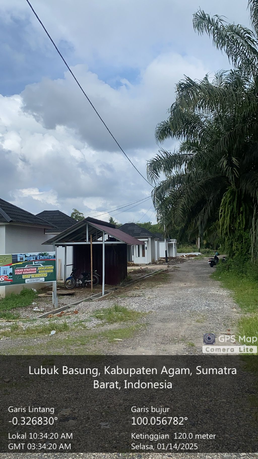 foto gerbang perumahan SAMPAN ASRI RESIDENCE