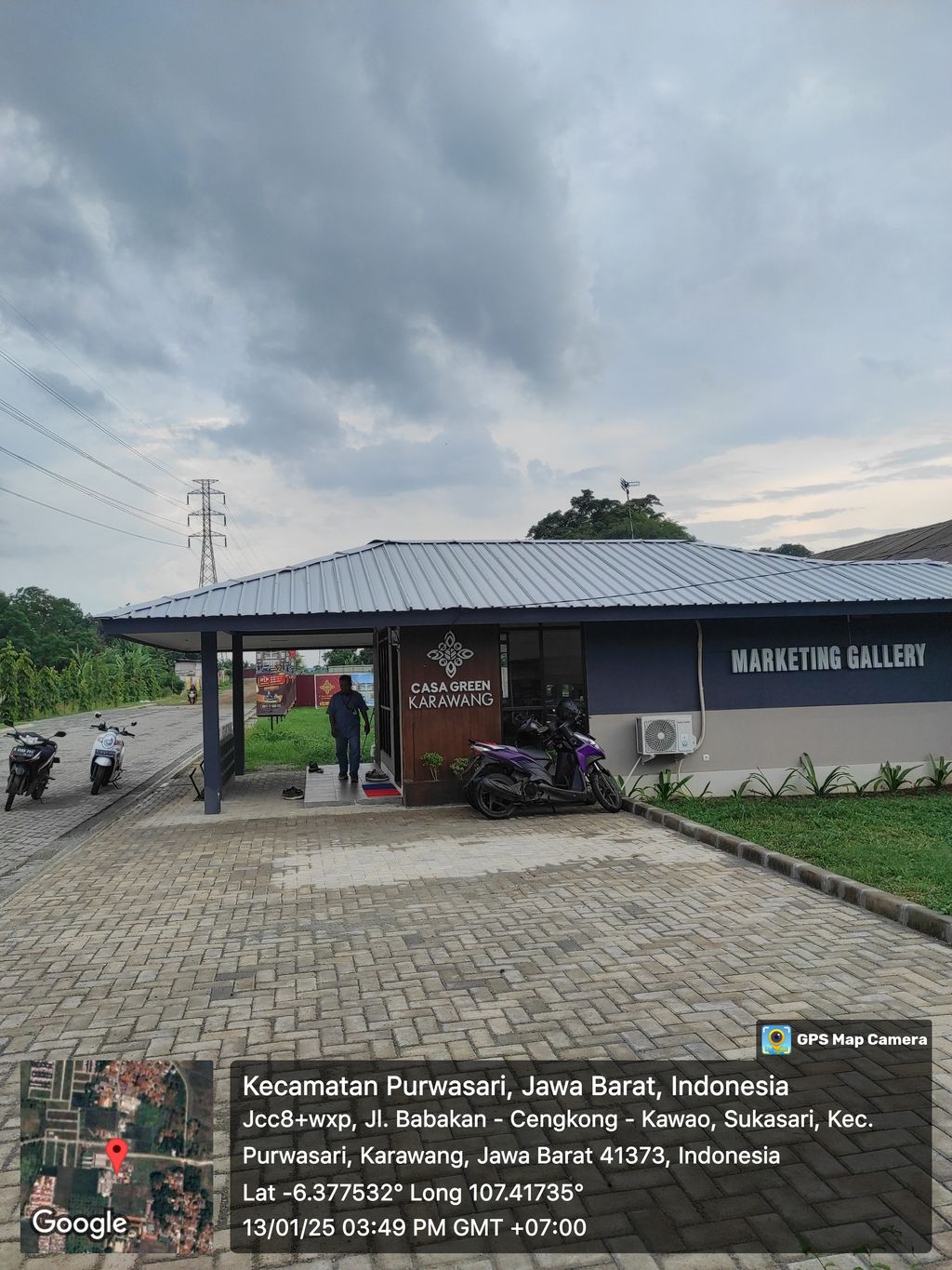 foto gerbang perumahan CASA GREEN KARAWANG