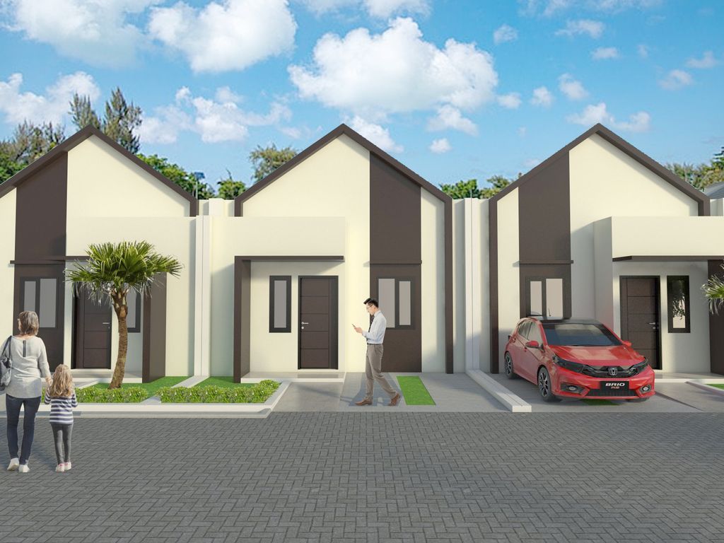 foto tampak rumah tipe 36 perumahan PERUM SYAILENDRA REGENCY 4