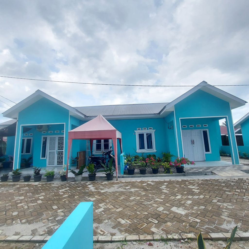 foto tampak rumah tipe 36 perumahan GRIYA AL-FALAH