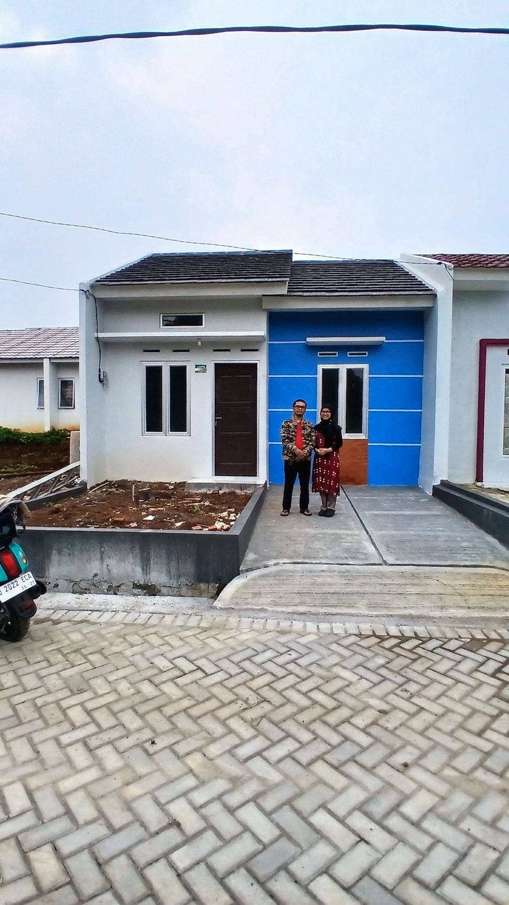 foto tampak rumah tipe new  30/72 perumahan GRAHA KARTIKA MAJALENGKA