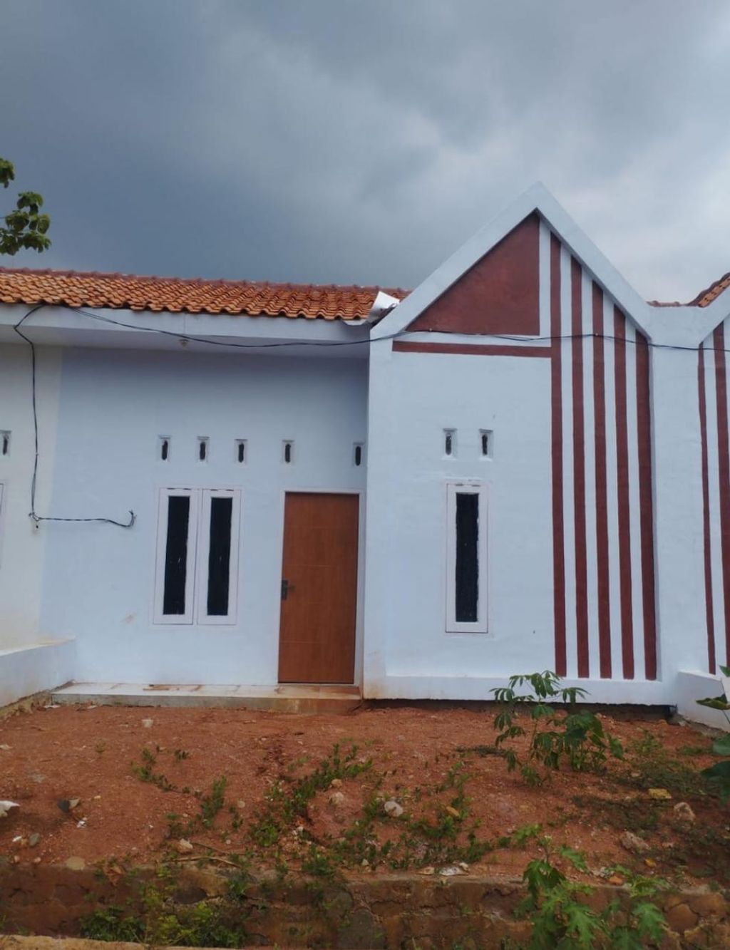 foto tampak rumah tipe 30/72 perumahan St@in Residence Kulu