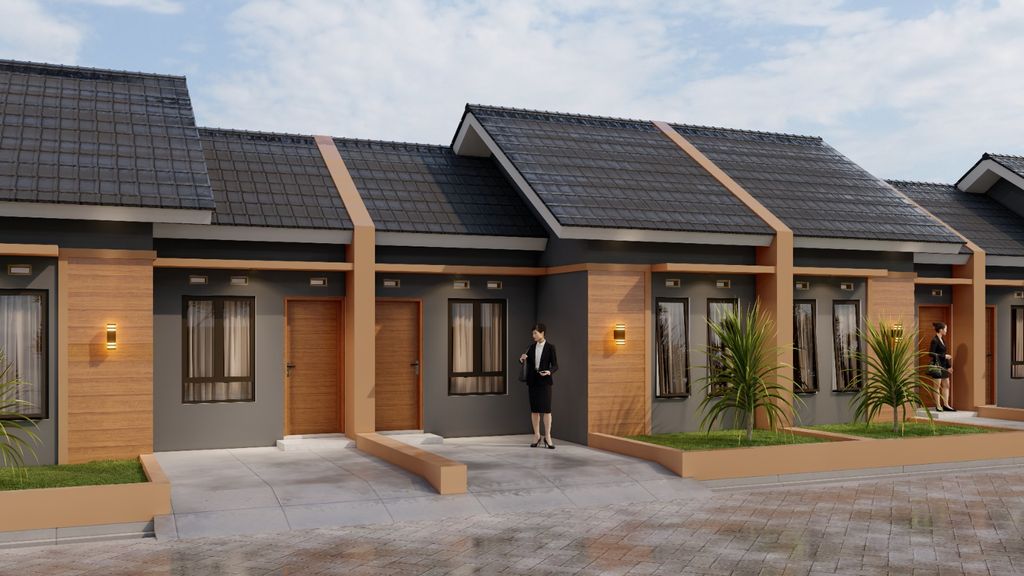 foto tampak rumah tipe 34/60 perumahan CAKRAWALA UTAMA RESIDENCE 8