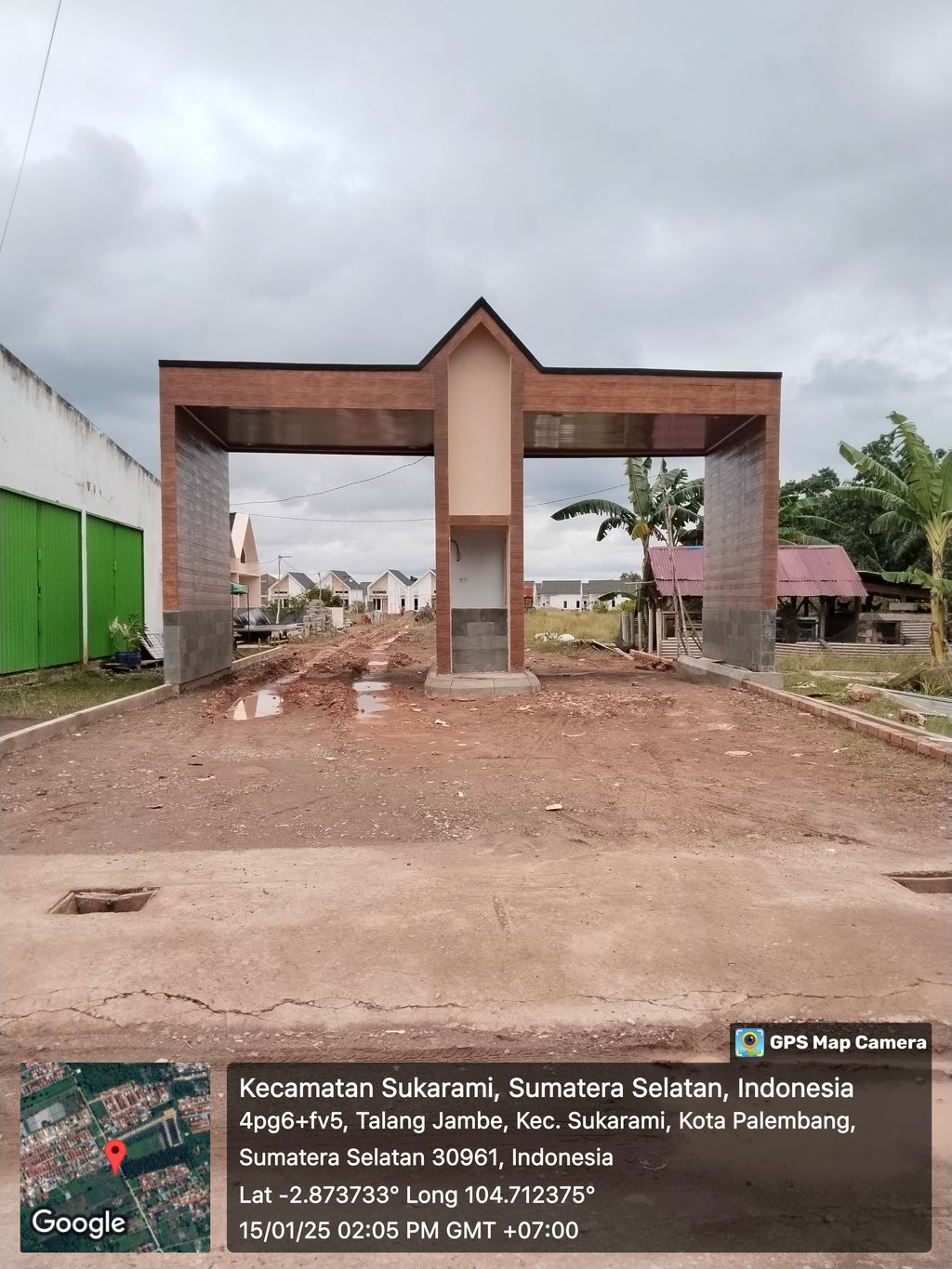 foto posisi tengah perumahan VILLA ALAM RAYA