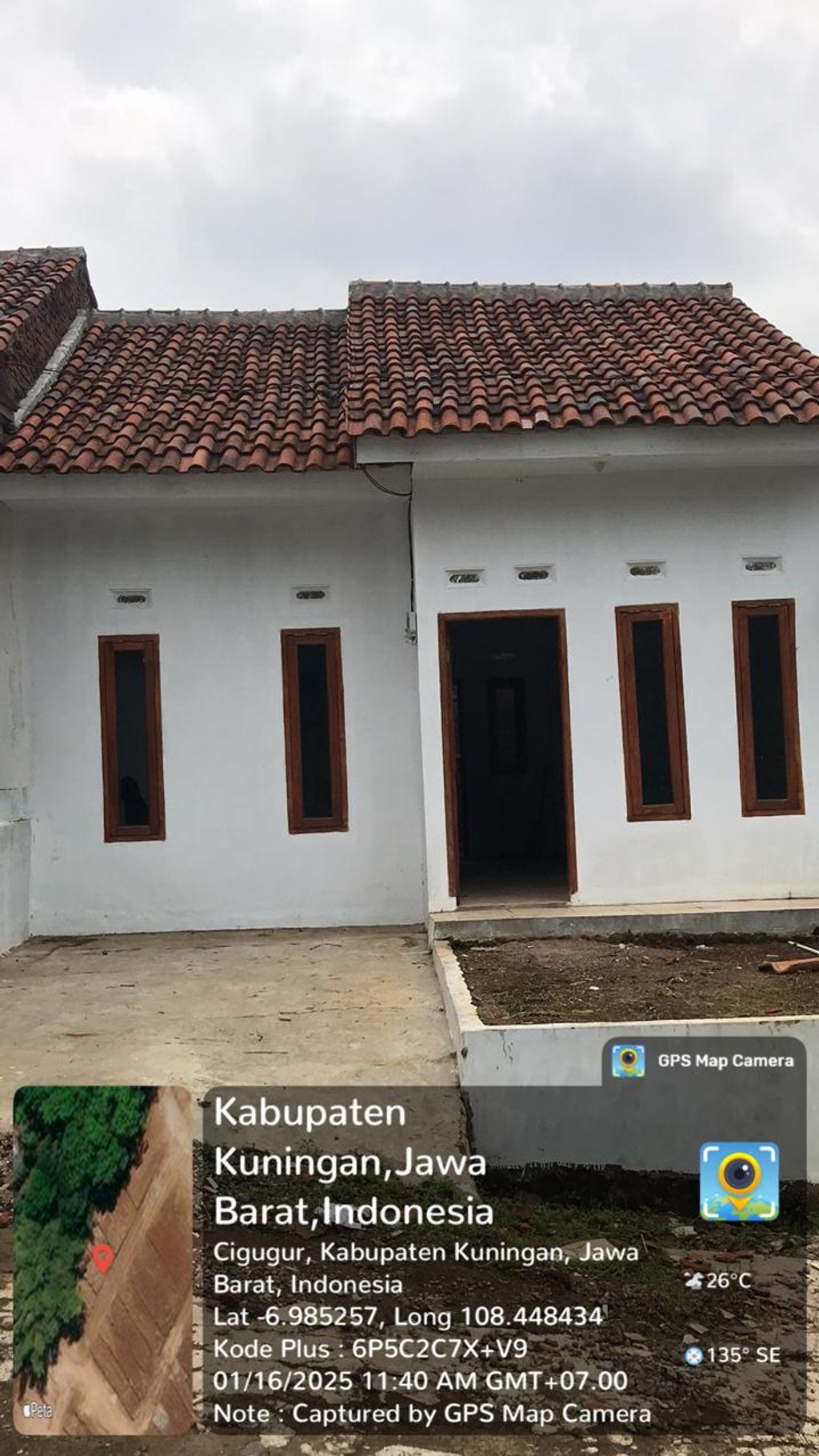 foto tampak rumah tipe 36/66 perumahan PERUMAHAN QUANTA 2 TAHAP II
