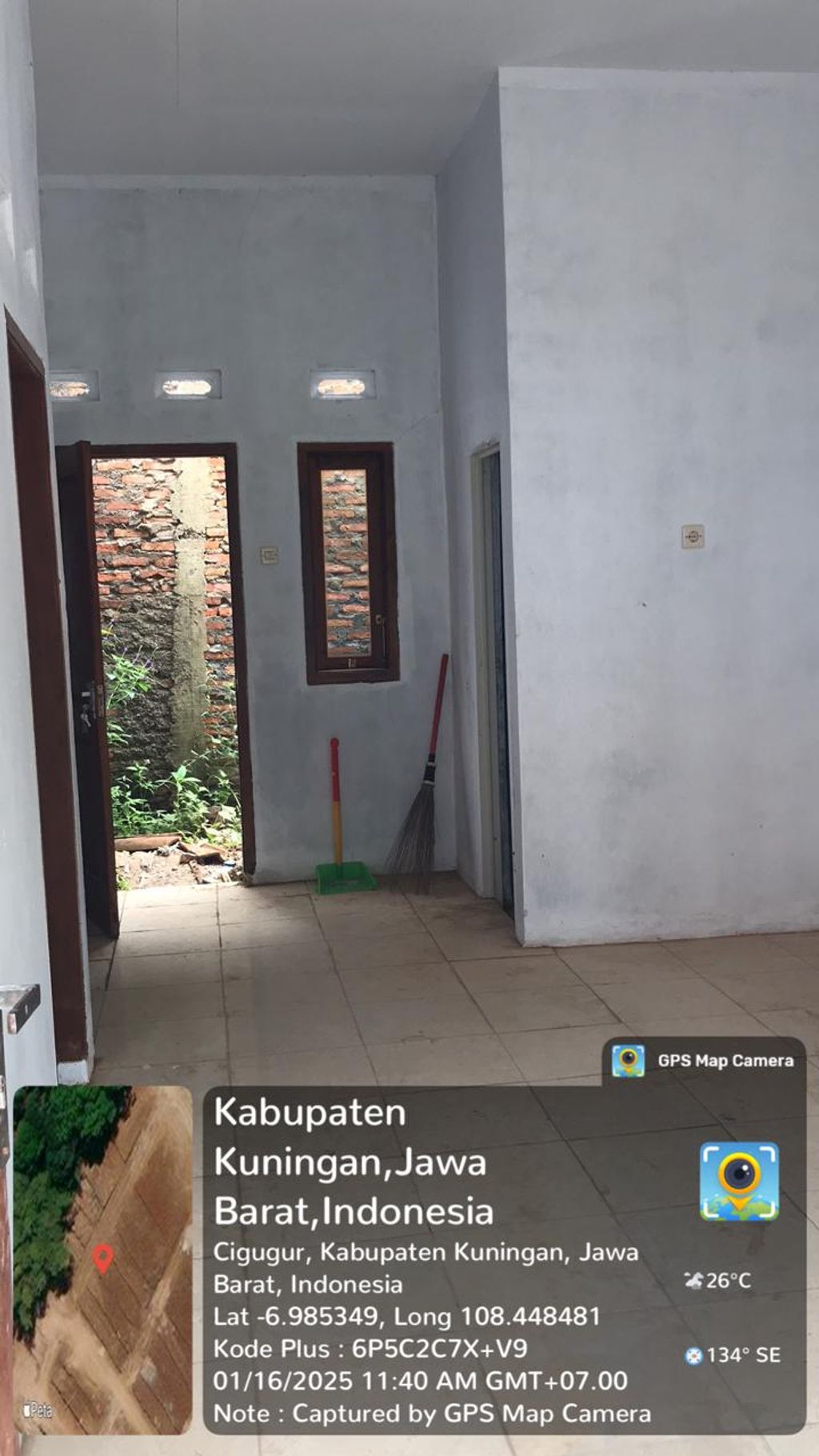 foto denah rumah tipe 36/66 perumahan PERUMAHAN QUANTA 2 TAHAP II
