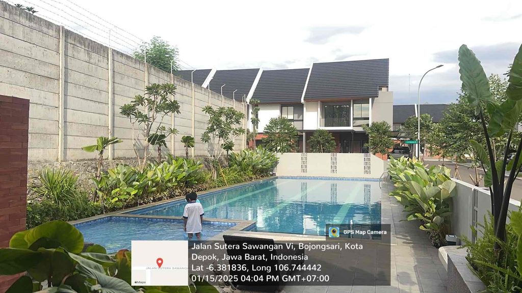 foto posisi tengah perumahan SUTERA SAWANGAN