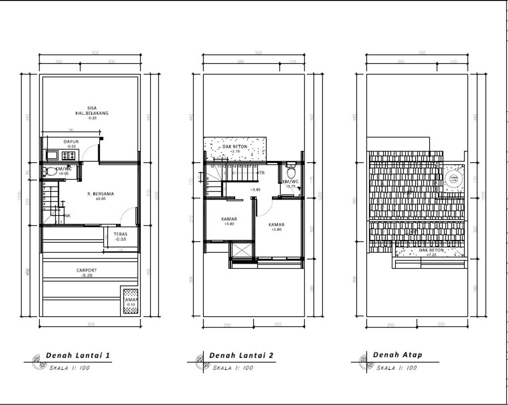 foto denah rumah tipe 38 Compact (460) perumahan G-Land Padalarang Residence 3