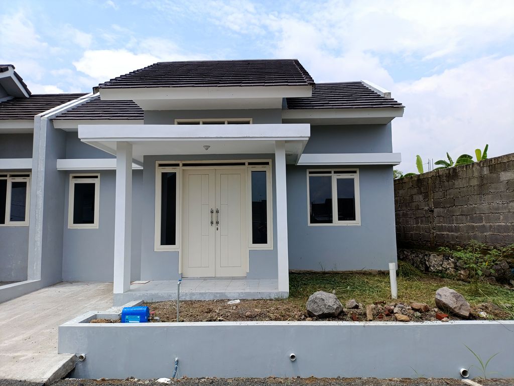 foto tampak rumah tipe 38/72 perumahan Bumi Citra Permai Tahap 2