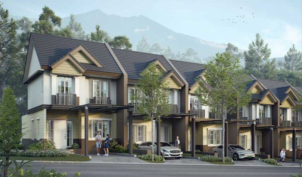 foto tampak rumah tipe Arpeggio perumahan Rancamaya Golf Estate