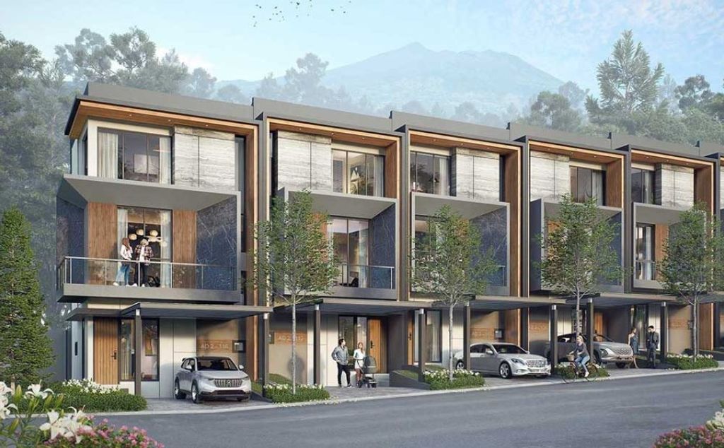 foto tampak rumah tipe Vivace perumahan Rancamaya Golf Estate