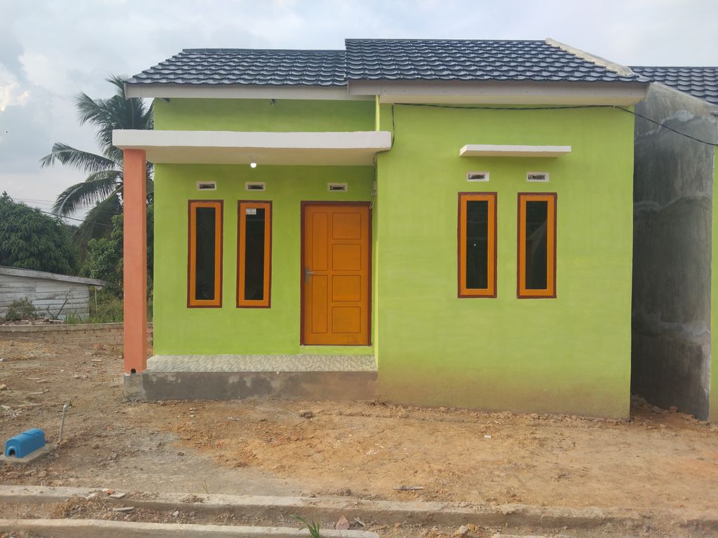 foto tampak rumah tipe 36 perumahan AMIRA LAND 2