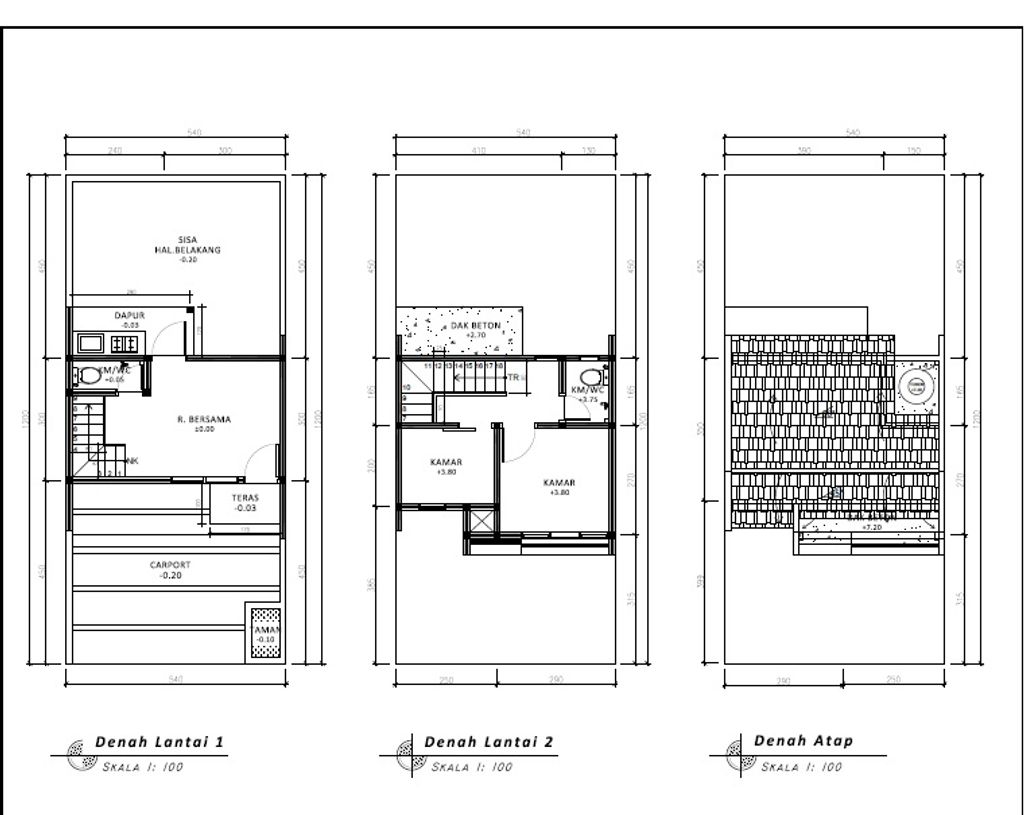 foto denah rumah tipe 38 Compact (478) perumahan G-Land Padalarang Residence 3