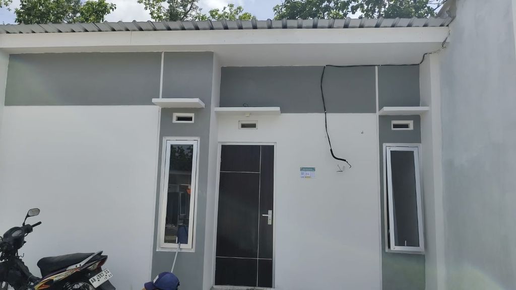 foto tampak rumah tipe 30 perumahan NAWA VILLAGE PLERET