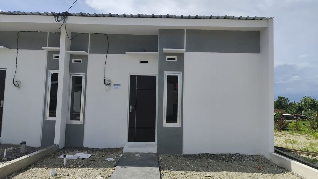 foto tampak rumah tipe 30 perumahan NAWA VILLAGE PLERET