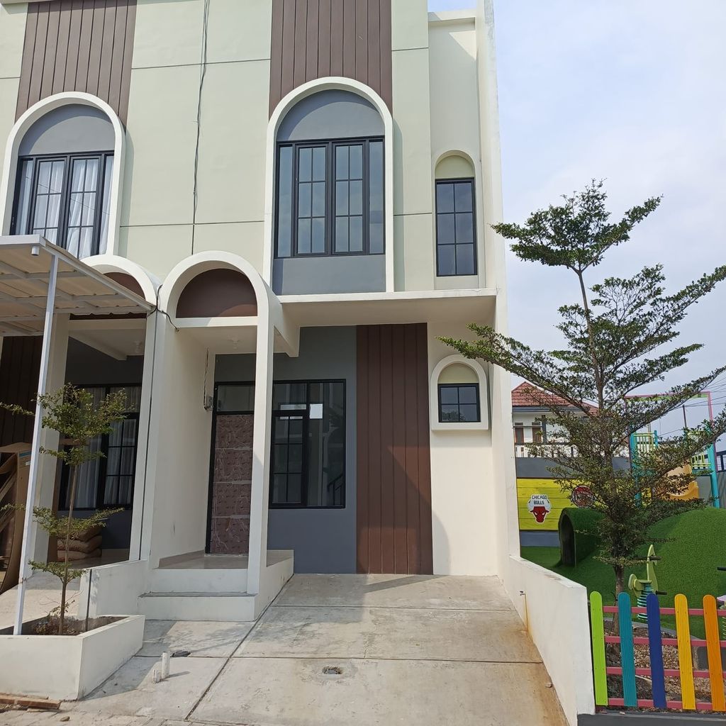 foto tampak rumah tipe 50 Compact 3 Kamar HC(574) perumahan Seroja Home Residence 4
