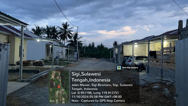 foto gerbang perumahan Biromaru Residence