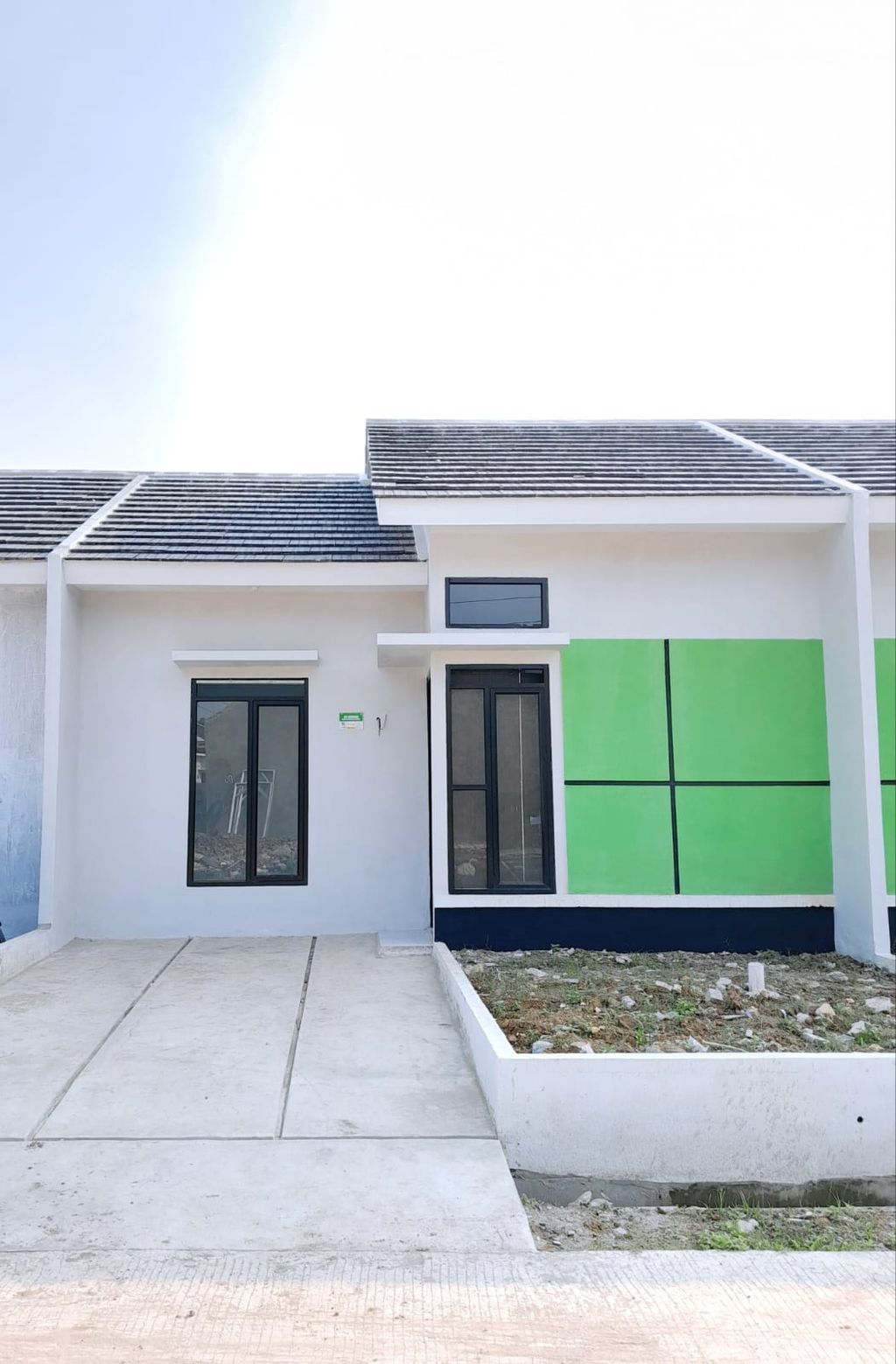 foto tampak rumah tipe SUBSIDI perumahan GREEN JAYASAMPURNA RESIDENCE TAHAP 2