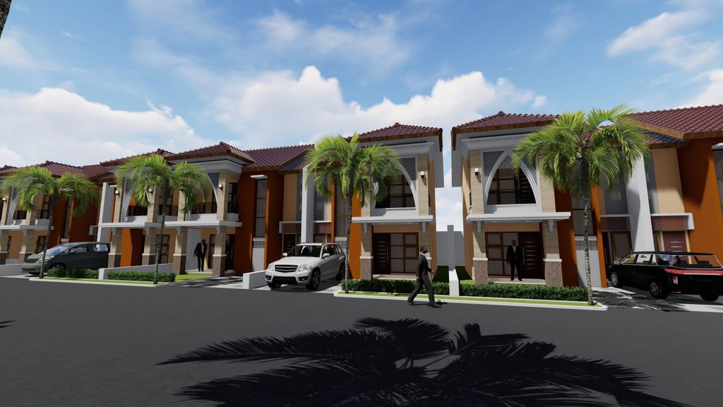 foto tampak rumah tipe 91/112 perumahan Perumahan Kampoeng Hijrah Residence 2