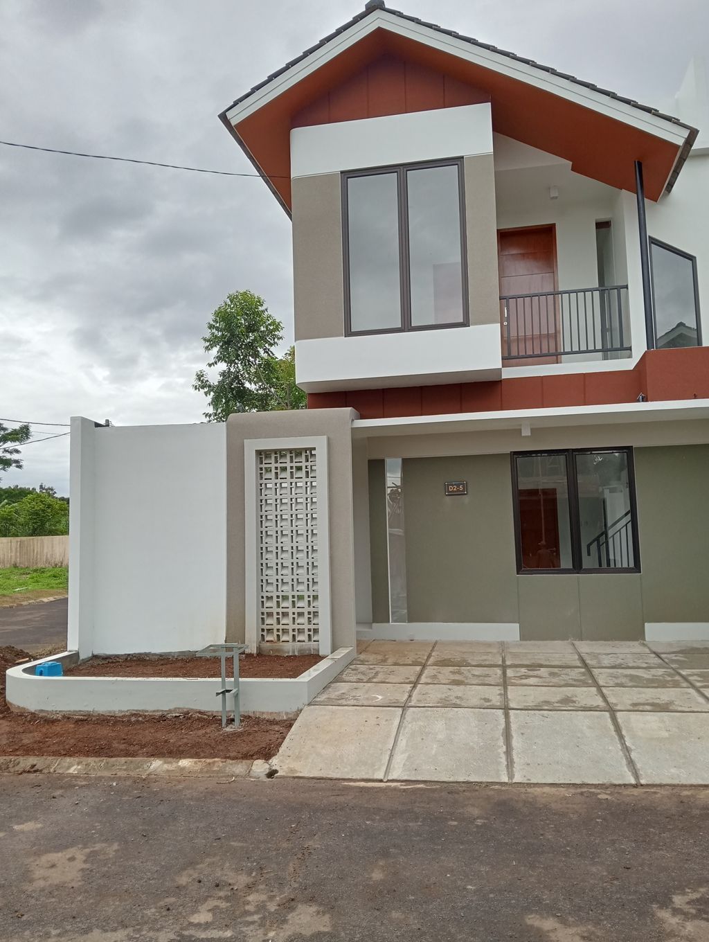 foto tampak rumah tipe 7 Exlusive perumahan SINBAD ALAMA TAHAP 2