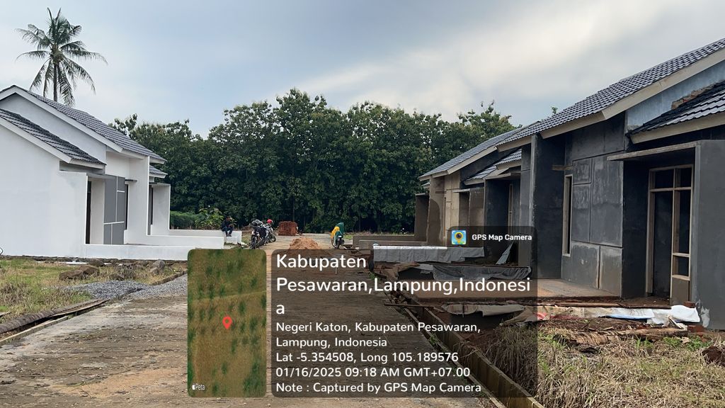 foto denah rumah tipe 36/84 perumahan PESONA PLAMBOYAN