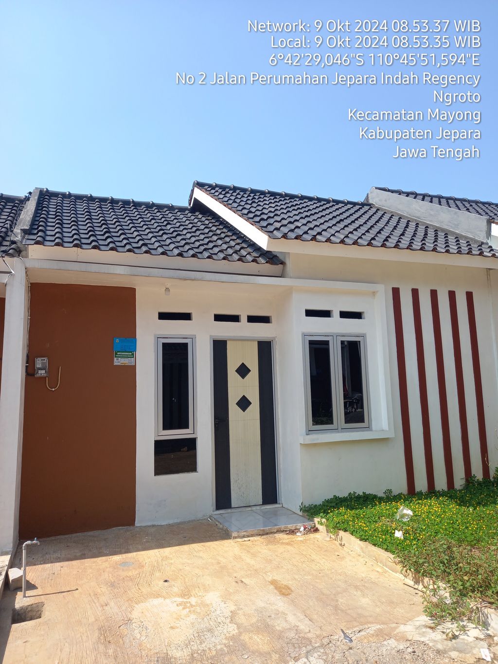 foto tampak rumah tipe 30/60 perumahan PERUMAHAN JEPARA INDAH REGENCY