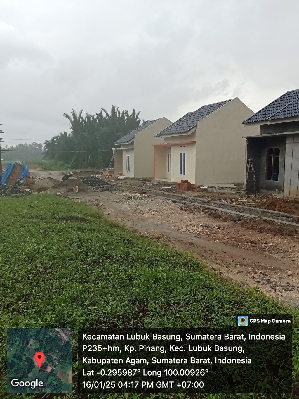 foto posisi tengah perumahan Paramadina Recidence