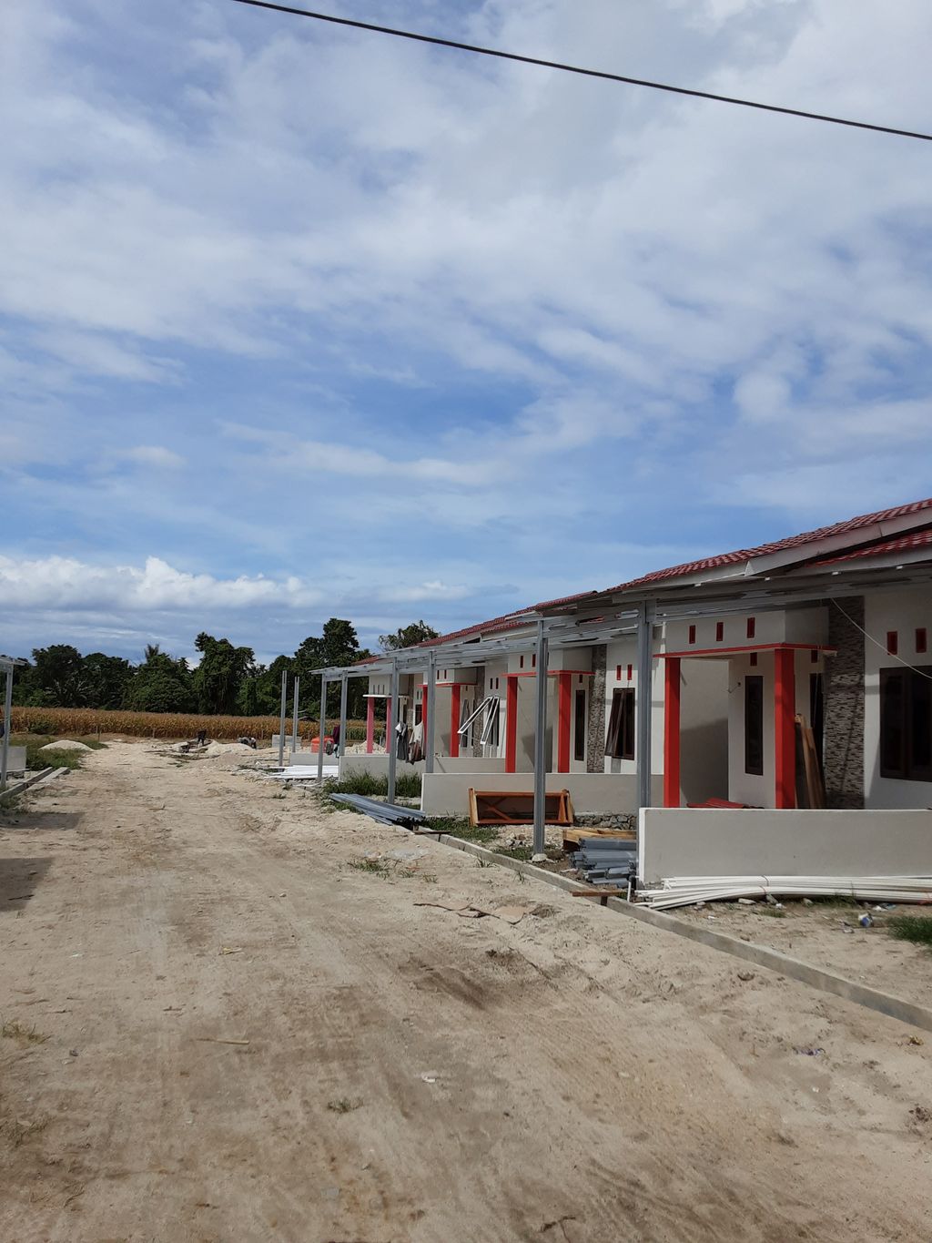 foto posisi tengah perumahan Green Baliara Mandiri