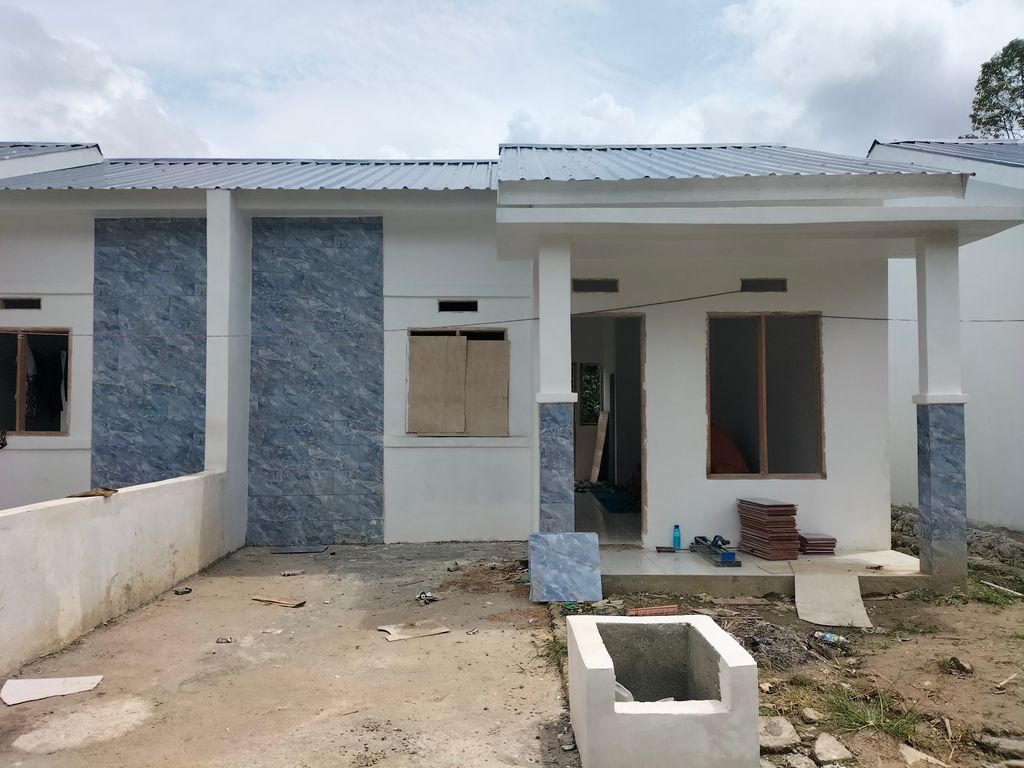 foto tampak rumah tipe 36 kopel perumahan GRIYA ULU WOLO