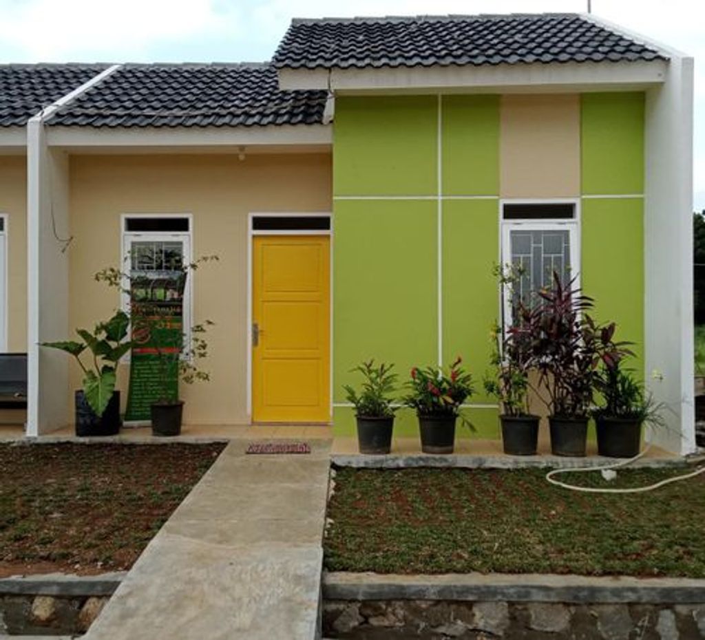 foto tampak rumah tipe 29/60 (6 X 10) Tahun 2024 perumahan PANORAMA LIDO