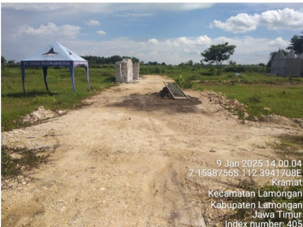 foto posisi tengah perumahan KERAMAT AGUNG PERMAI