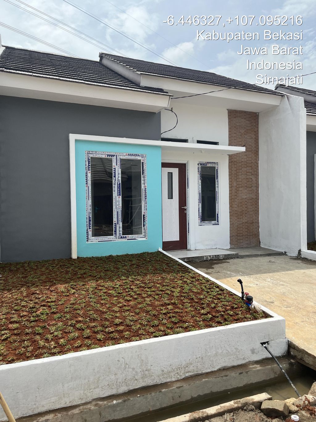 foto tampak rumah tipe Mulia Bekasi Residence 30/60 perumahan Mulia Bekasi Residence